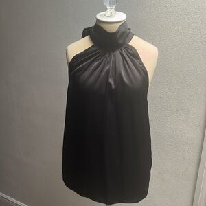 Tahari Black Sleeveless Tank Top Medium